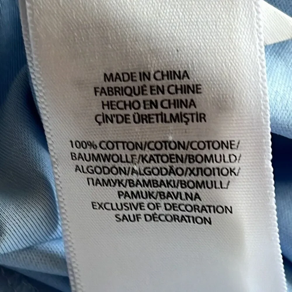 Polo Ralph Lauren Baby Blue Cotton Polo Men’s XXL